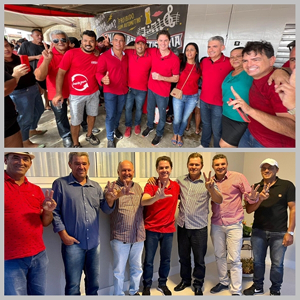 Veneziano celebra o apoio do ex-prefeito Erivan, vereadores, lideranças de Tacima e Oposição de Olivedos