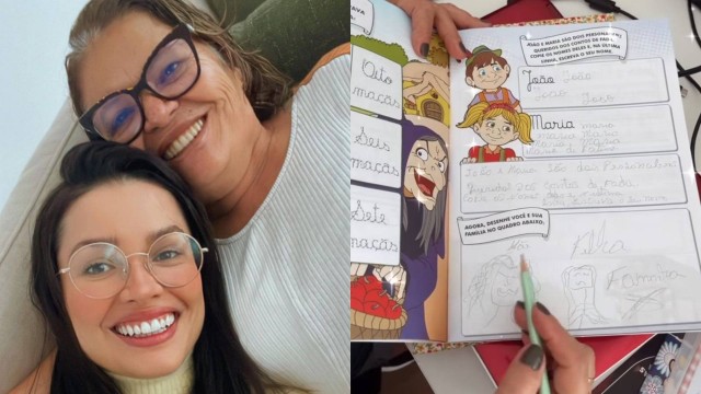 Juliette compartilha processo de alfabetização da mãe: 'fazendo a tarefinha de casa?'
