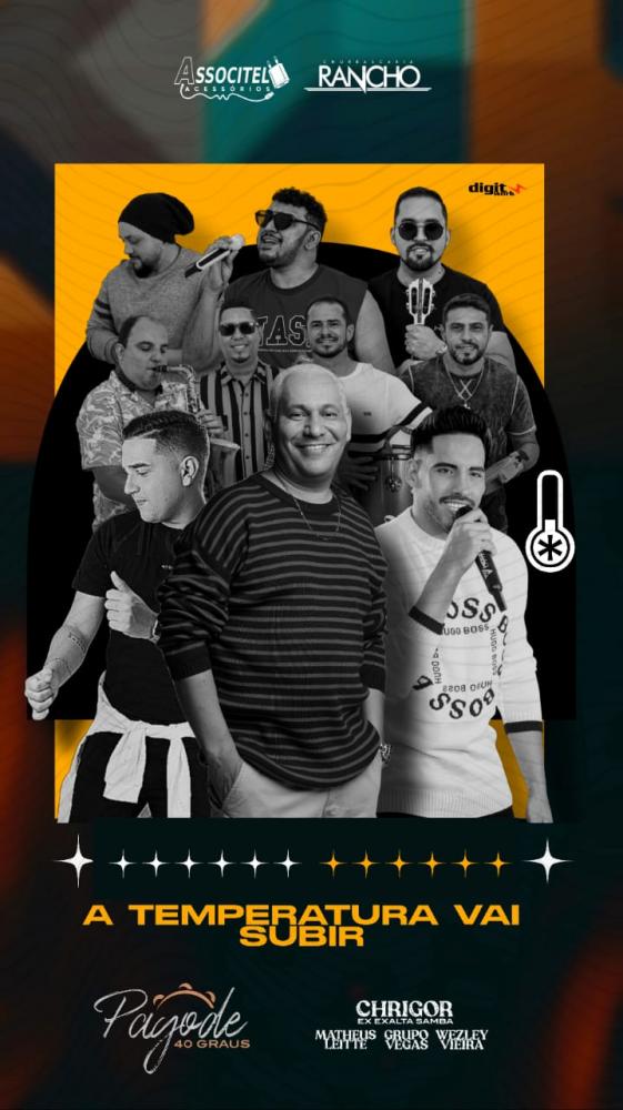 Chrigor, ex Exaltasamba, fará show neste sábado, em Patos; confira!