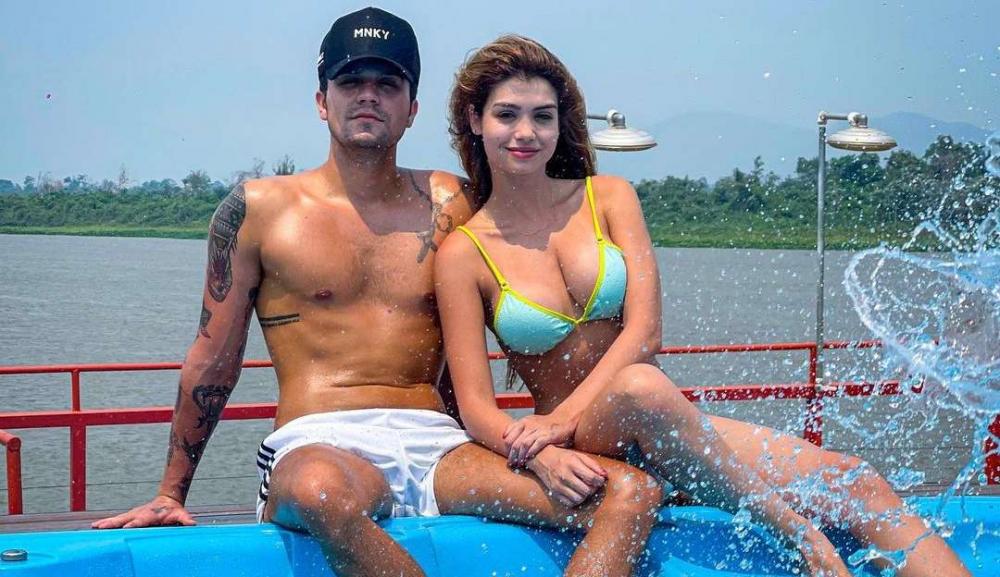  Luan Santana curte Pantanal ao lado de Izabela Cunha