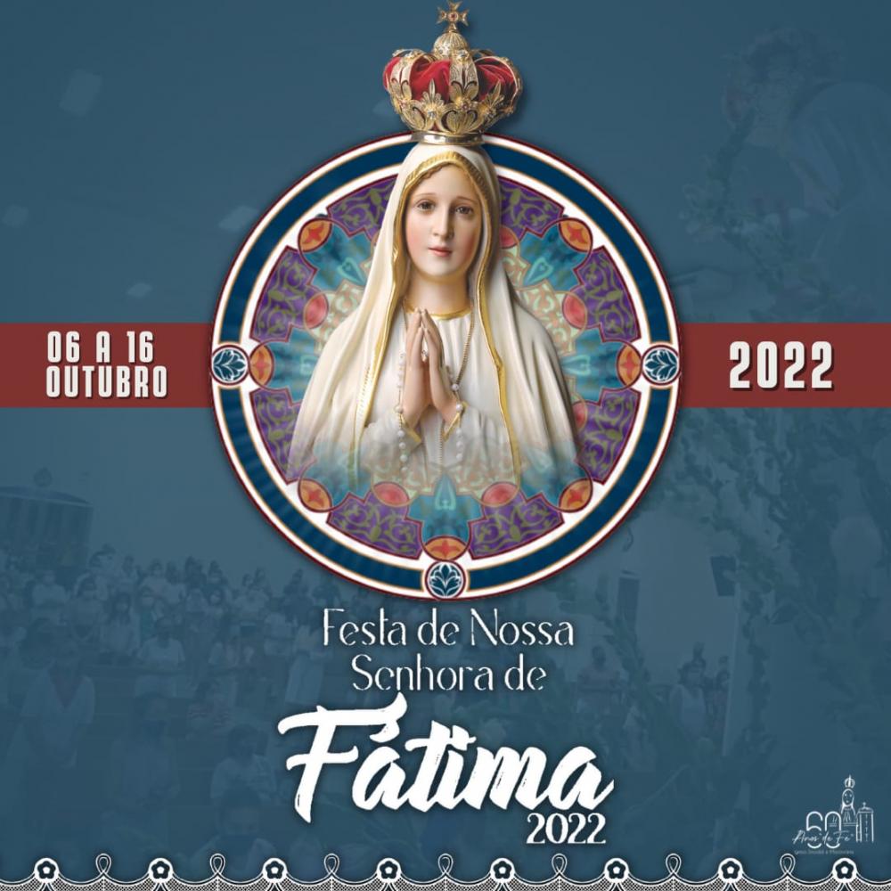 Festa de Nossa Senhora de Fátima terá início nesta quinta, em Patos