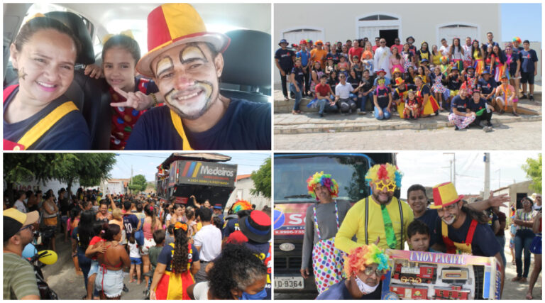 Grupo Impacto distribui mais de quatro mil brinquedos e kits com guloseimas para crianças carentes, em Patos