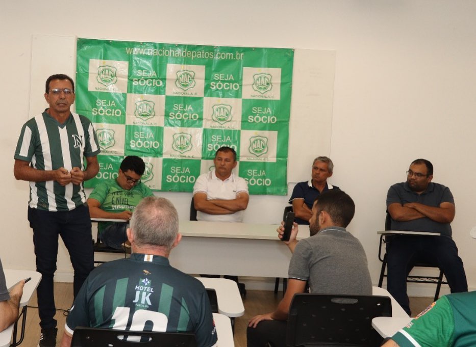 Nacional de Patos faz coletiva de imprensa para falar do futuro do clube; veja