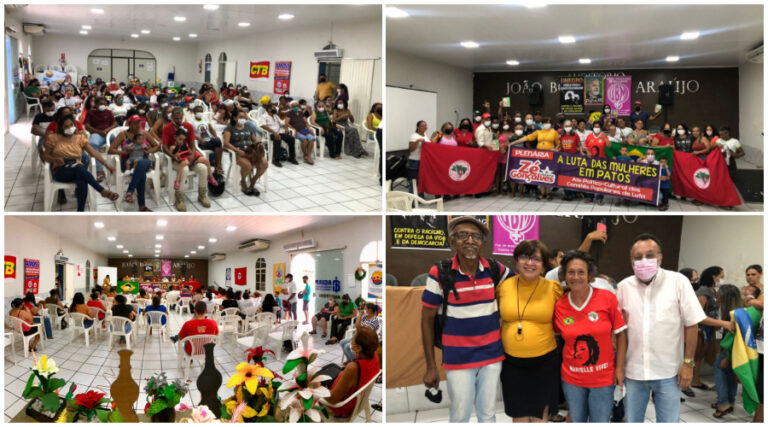 Ato Político Cultural reúne movimentos populares e mandato de Zé Gonçalves em defesa da democracia e das mulheres, em Patos