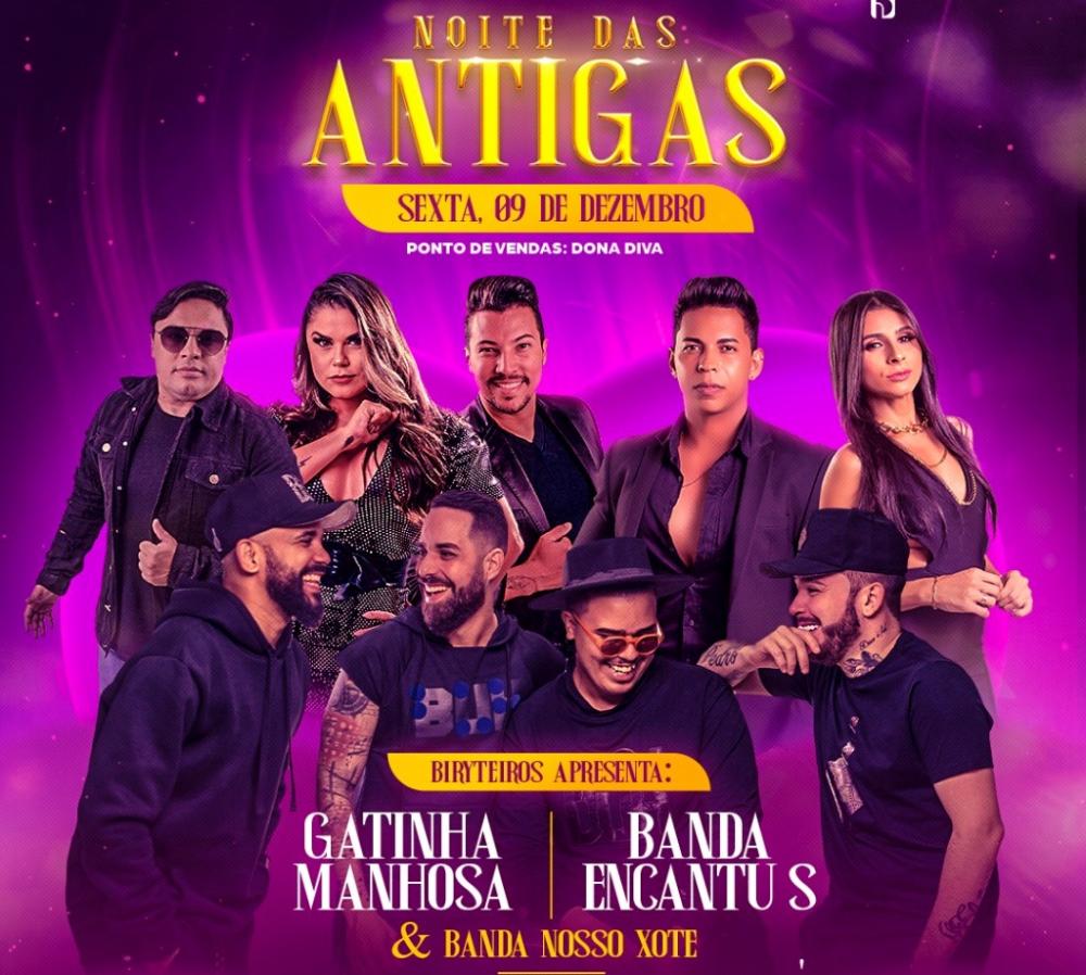 Gatinha Manhosa e Banda Encantu’s se apresentarão nesta sexta em uma noite cheia de romantismo, em Patos