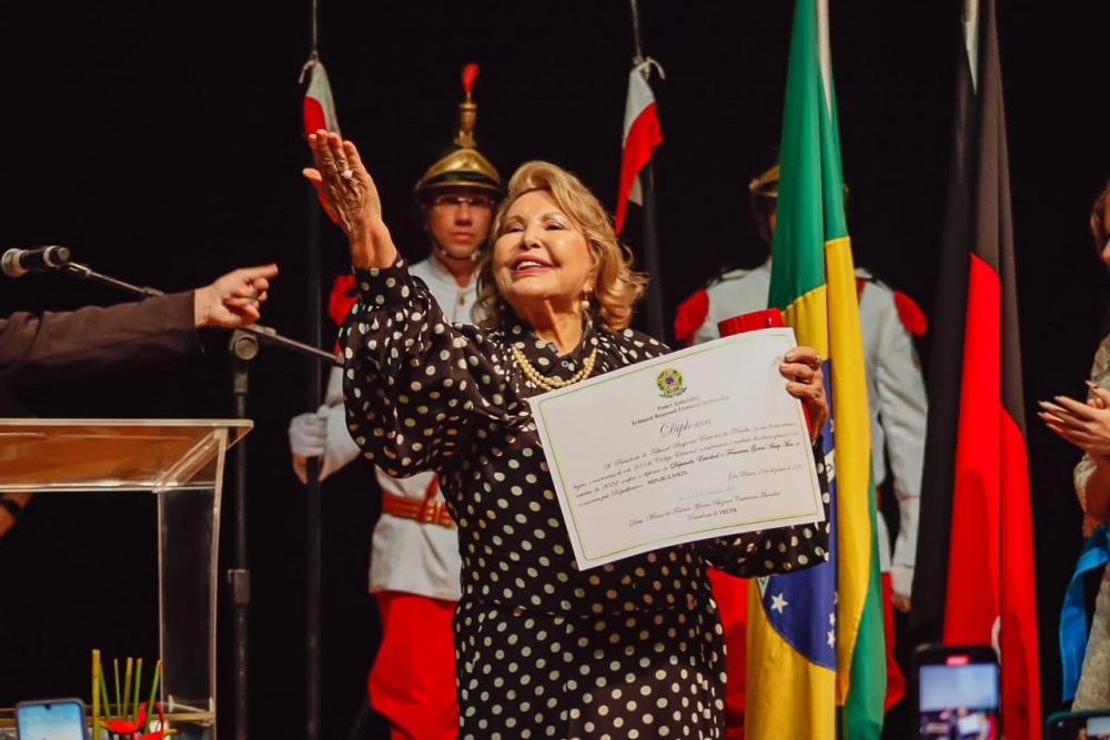 Com homenagem do TRE, Francisca Motta é diplomada pela sexta vez, deputada estadual
