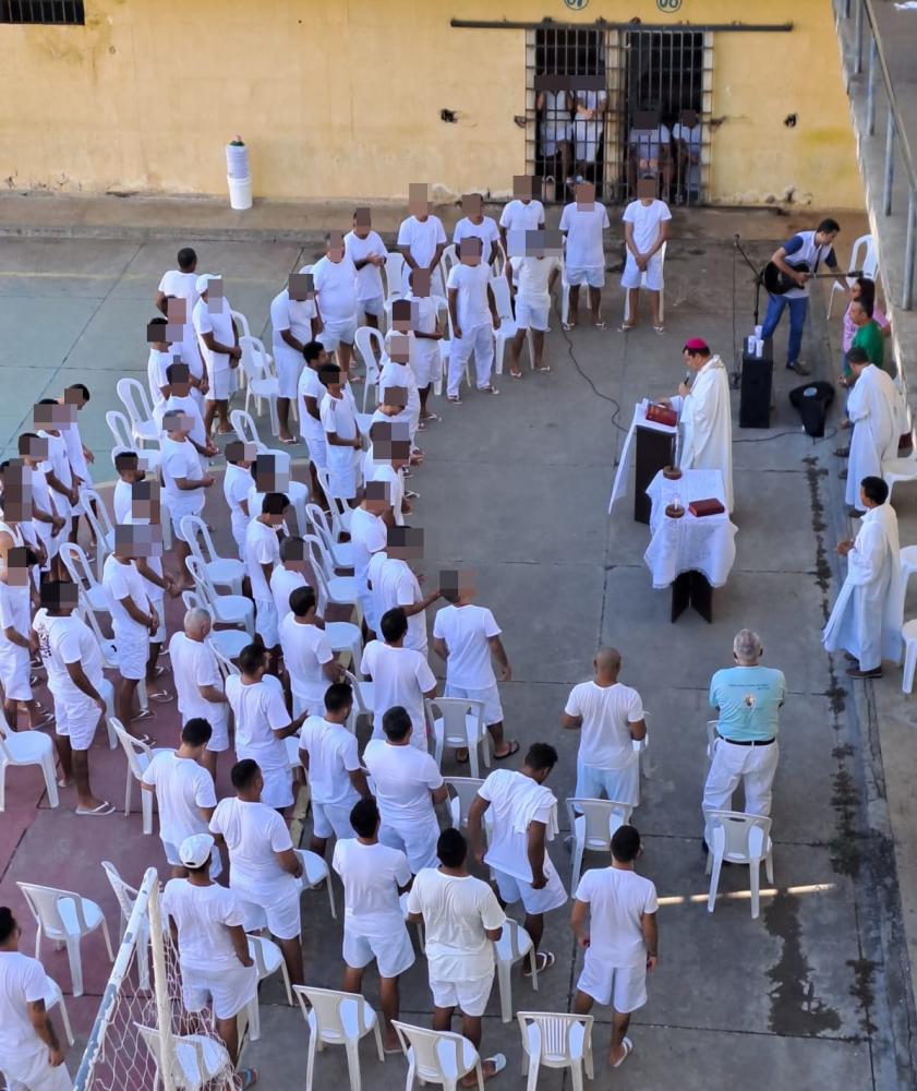 Dom Eraldo celebra missa e marca o encerramento das Atividades de Ressocialização referentes ao ano de 2022, no Presídio Romero Nóbrega 
