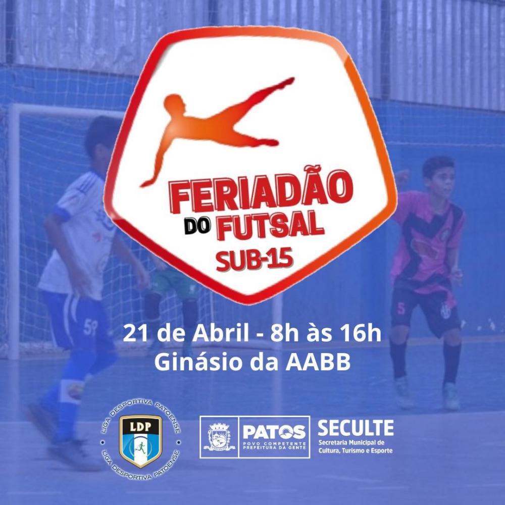 Feriadão do Futsal: Liga Desportiva Patoense e SECULTE se unem para o desenvolvimento do esporte na cidade 