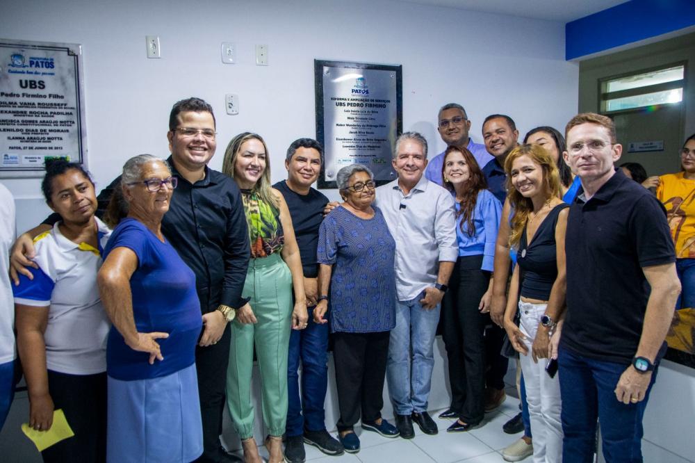 UBS Pedro Firmino é reinaugurada em Patos-PB com novos serviços e atendimento noturno