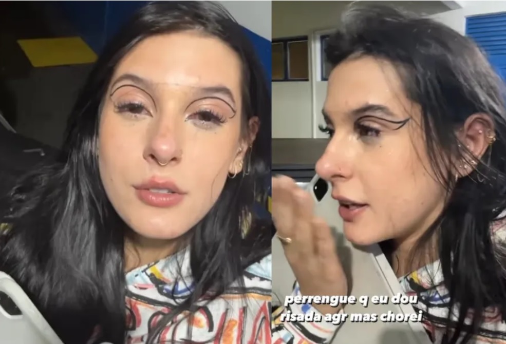 Ana Castela aparece com rosto inchado após chorar por susto em avião: 'Fiquei com muito medo'