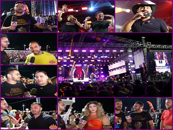 Assista a Cobertura do VC NA MÍDIA na festa de Zezo, Raí Saia Rodada e Luan Estilizado, em Patos