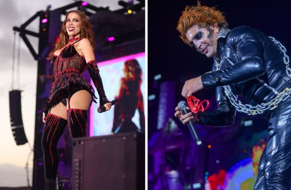 Anitta vira ‘vampira’ e Nattan ganha calcinha no ‘Aviões Fantasy’
