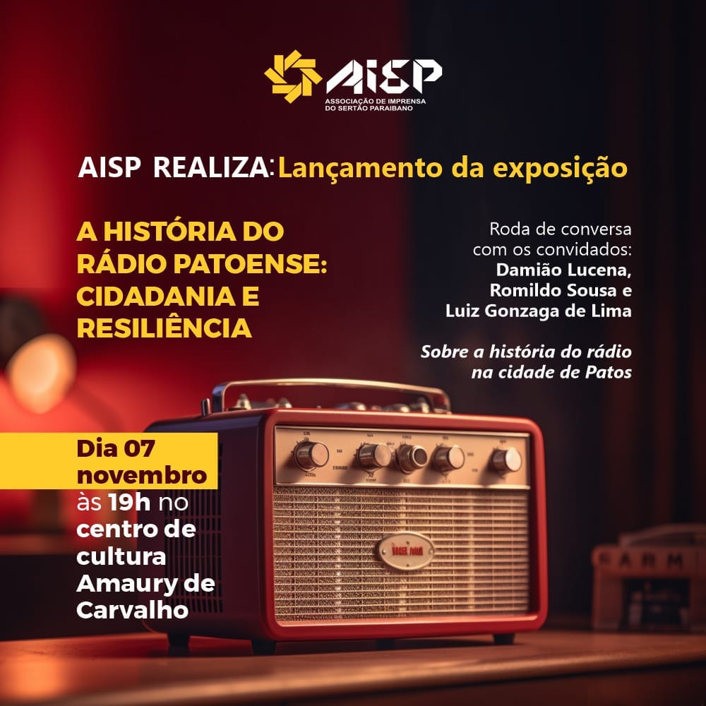 AISP comemora o dia do Radialista com uma exposição no Centro de Cultura Amaury de Carvalho