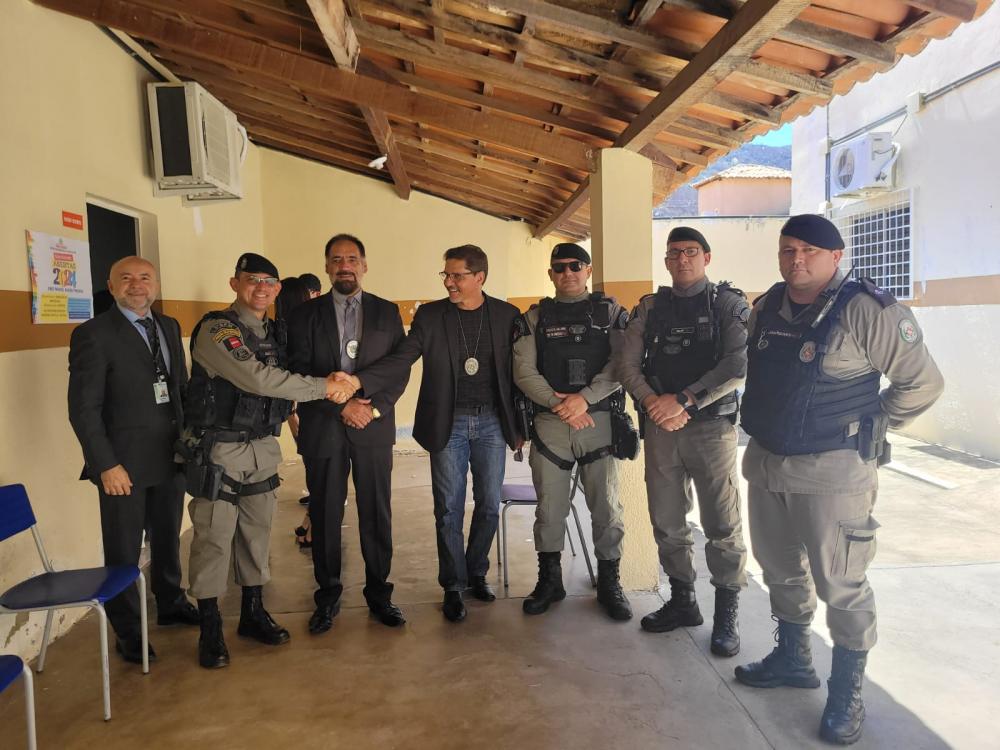 Polícia Militar garante a segurança das eleições suplementares para vereador, em Mãe D'Água