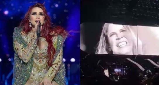 Dulce María faz homenagem a Marília Mendonça em show do RBD: 'Amores mais fortes que a morte'