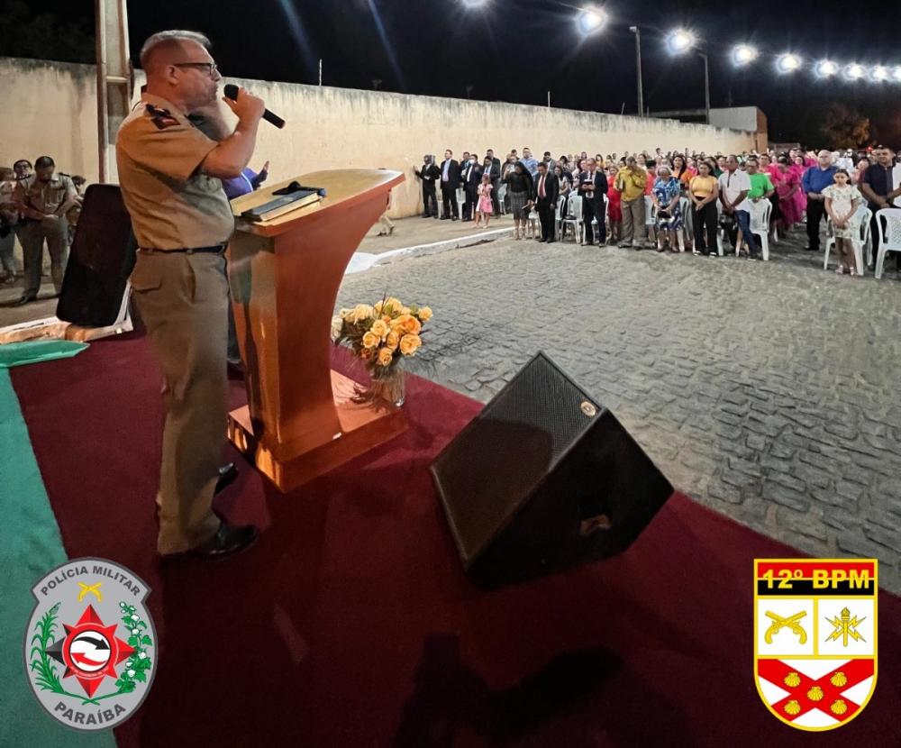 Polícia Militar promove culto evangélico, em Catolé do Rocha