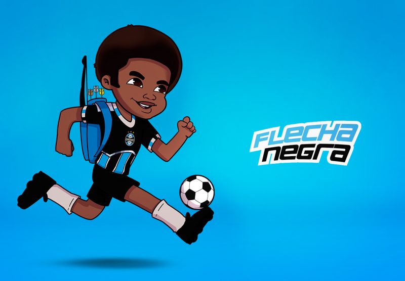 Paraibano vence concurso cultural de desenho para escolha do novo mascote do Grêmio