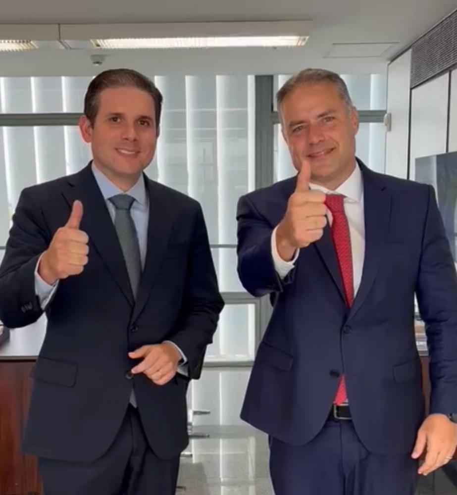 Na companhia do Ministro dos Transportes, Deputado Hugo Motta anuncia licitação do projeto da Alça Noroeste, em Patos