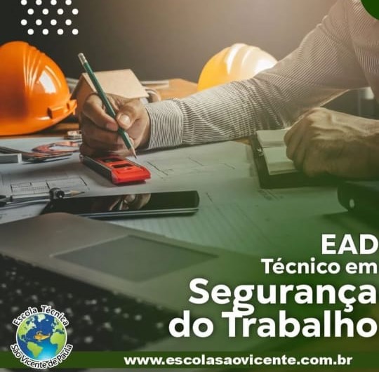 Faça o Curso Técnico de Segurança do Trabalho na Escola São Vicente de Paula, em Patos