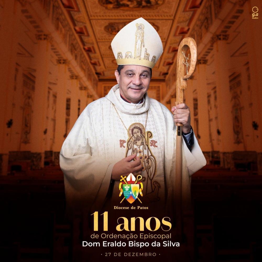 Dom Eraldo completa 11 anos de Ordenação Episcopal