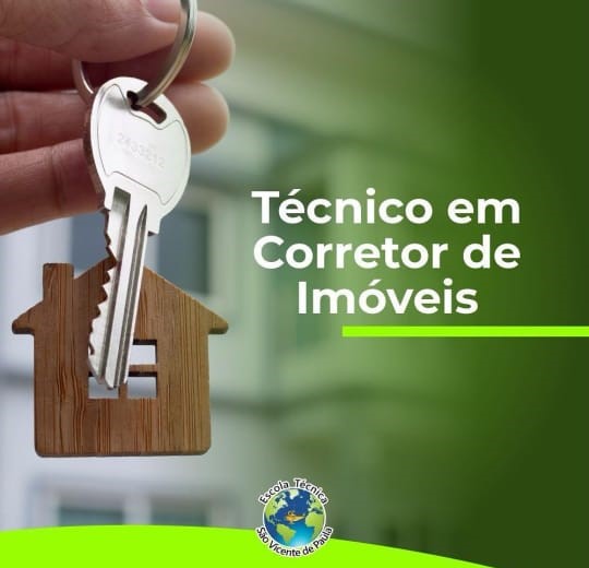 Faça o Curso Técnico de Corretor em Imóveis na Escola São Vicente de Paula, em Patos