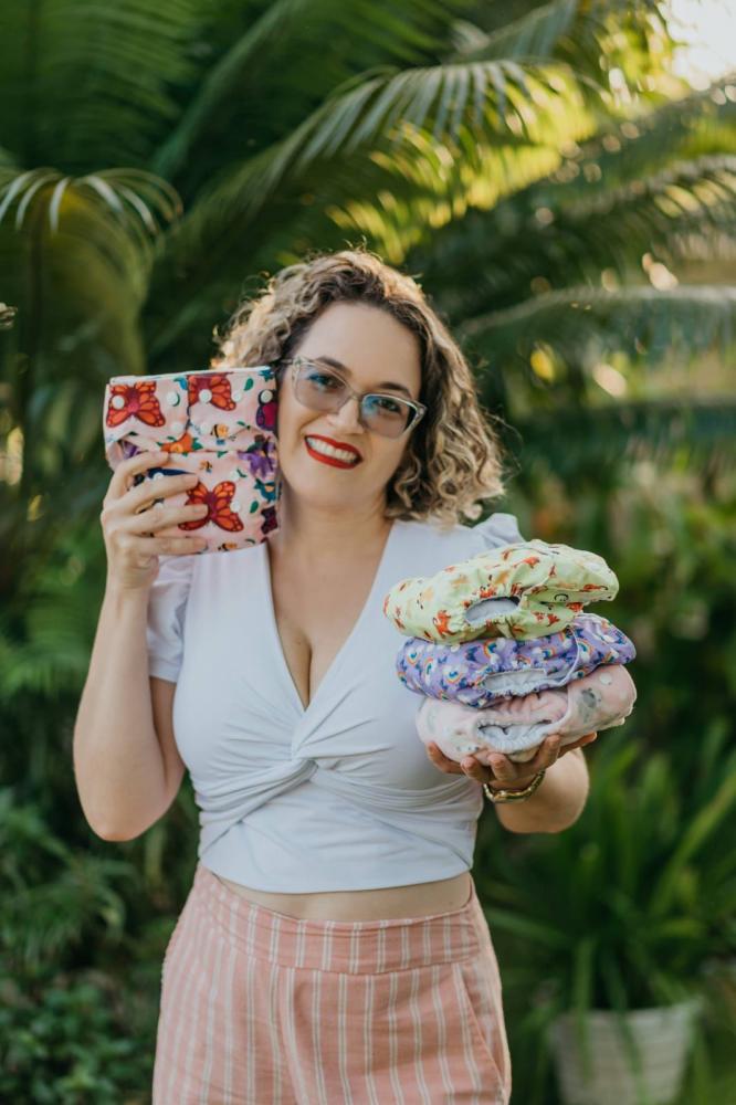 Empreendedora de Cajazeiras, na Paraíba, une maternidade e sustentabilidade para criar marca de fraldas ecológicas