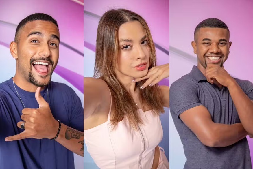 BBB 24: Lucas Pizane, Beatriz e Davi estão no paredão