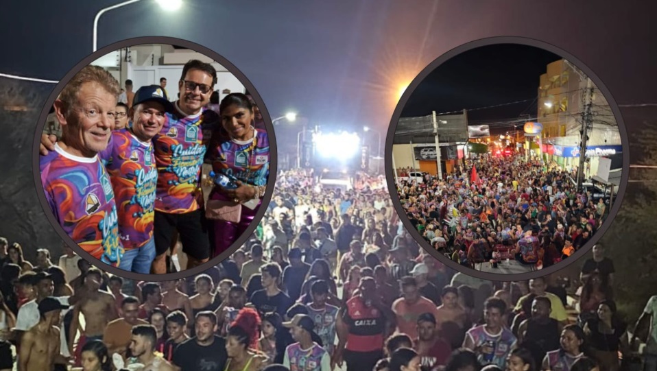 Empresário Brother Construtor agradece ao povo de Patos pelo sucesso do Bloco Cuida Que Tá Ficando De Noite