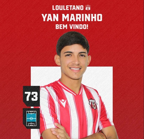 Jogador de futebol natural de Santa Luzia é apresentado oficialmente no Louletano de Portugal