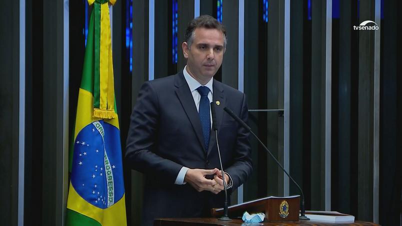 ‘Desinformação contamina a sociedade’, diz Pacheco ao defender regulamentação das redes sociais