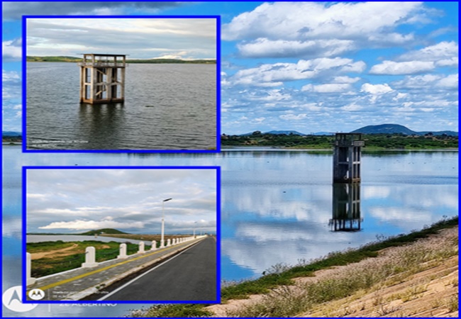  Complexo Hídrico Coremas Mãe D’Água aumenta mais de dois metros em sua lâmina de água no ano de 2024; veja