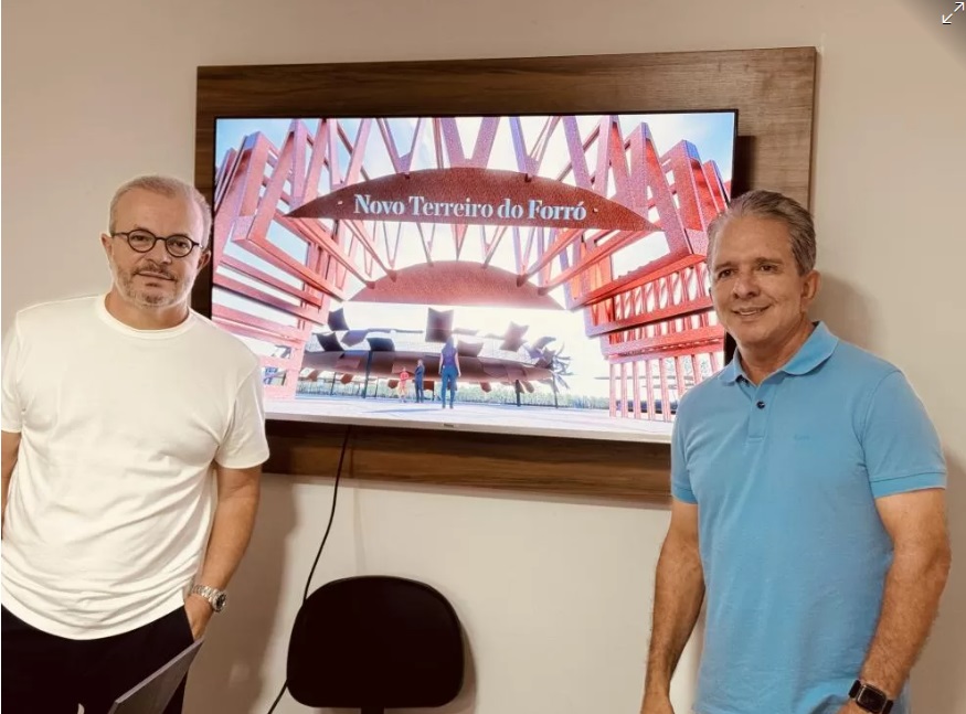 Prefeito Nabor Wanderley publica “spoiler” do projeto do novo Terreiro do Forró, em Patos