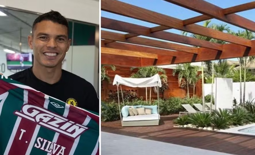 Mansão de Thiago Silva vai passar por reforma e ganhar academia para receber jogador do Fluminense no Rio