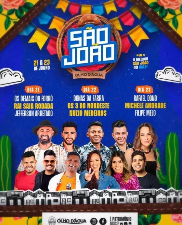 Município de Olho Dágua se prepara para o São João 2024