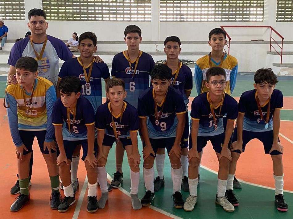 Equipe de Futsal do Centro Educacional Ágape fica em Terceiro Lugar na Etapa Regional dos Jogos Escolares da Paraíba