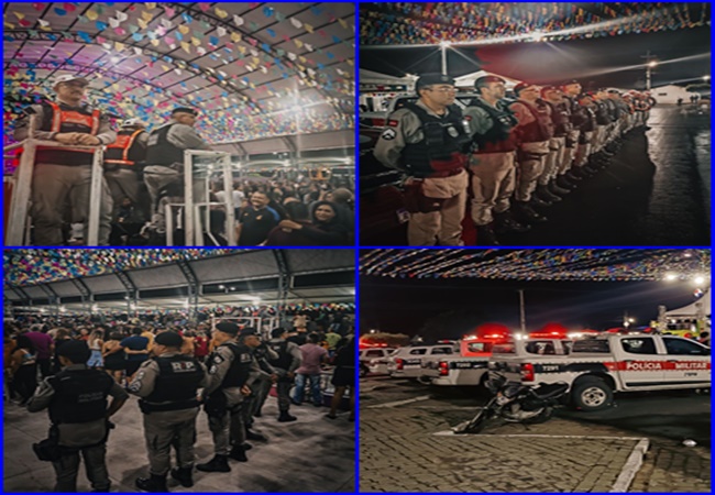 Polícia Militar e demais Forças de Segurança garantem a tranquilidade nos festejos juninos de São José de Espinharas