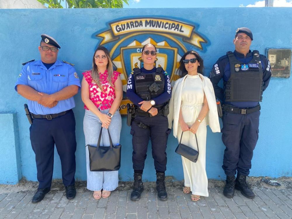 Comitiva patoense realiza visita ao Projeto Guardiãs Maria da Penha da cidade do Conde