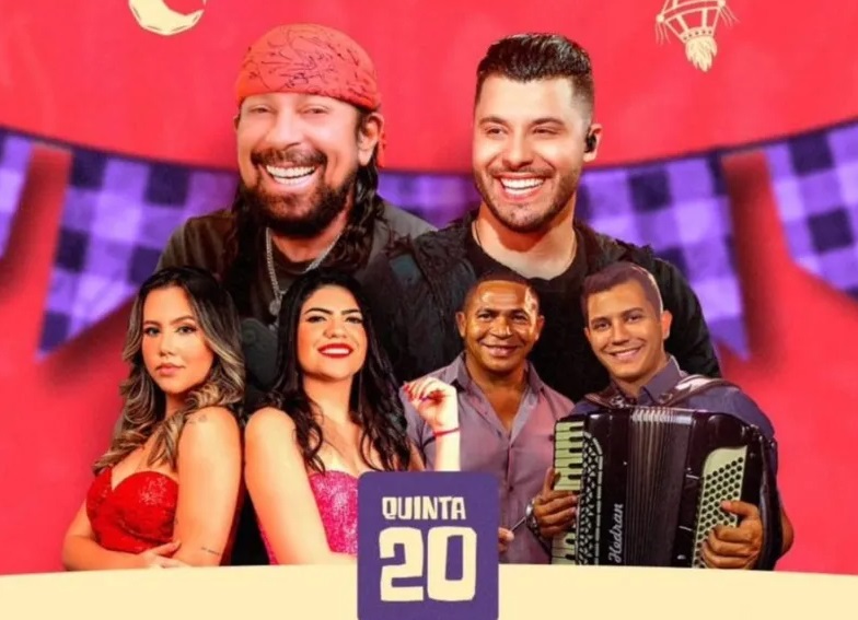 São João de Santa Luzia começa nesta quinta-feira com Bell Marques e Murilo Huff