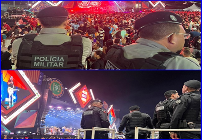 Polícia Militar e demais Forças de Segurança garantem a tranquilidade na 1ª noite do São João de Santa Luzia