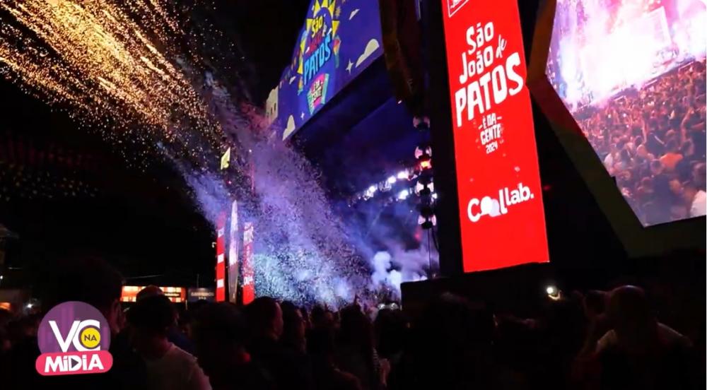 Assista a Cobertura do VC NA MÍDIA na primeira noite de festa do São João de Patos 2024