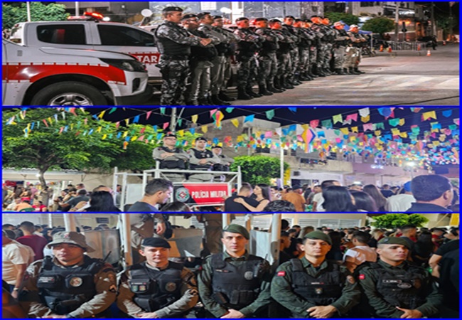 Polícia Militar garante segurança no festejo junino de Lagoa