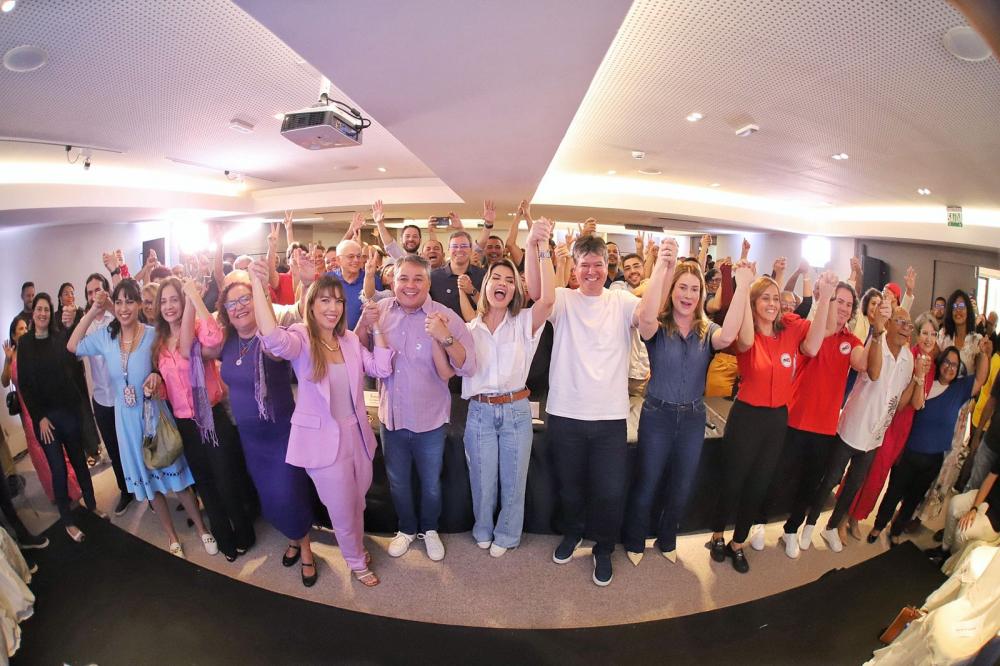 Com presença de Veneziano e Ana Claudia, MDB indica Amanda CSI para vice de Ruy em João Pessoa