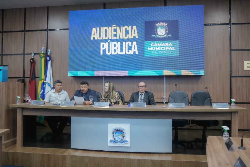 Saúde apresenta relatório do quadrimestre 2024 em Audiência Pública, em Patos