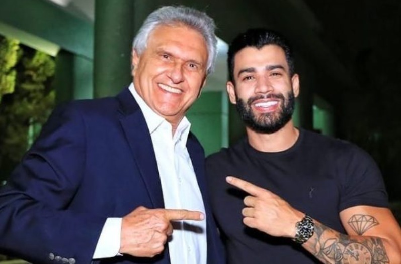 Gusttavo Lima e governador de Goiás confirmam disputa à Presidência em 2026