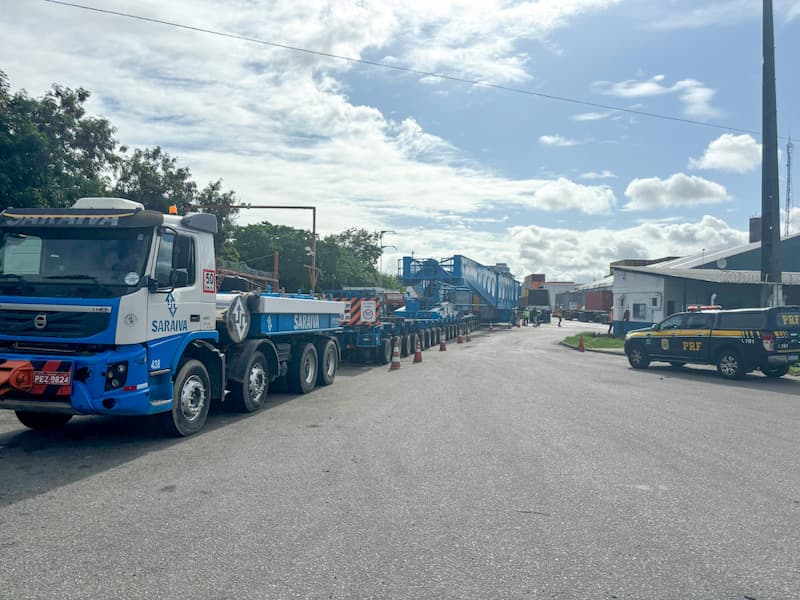 Transporte de ‘megatransformador’ vai afetar trânsito nas BRs 101 e 230, na Paraíba, nesta semana