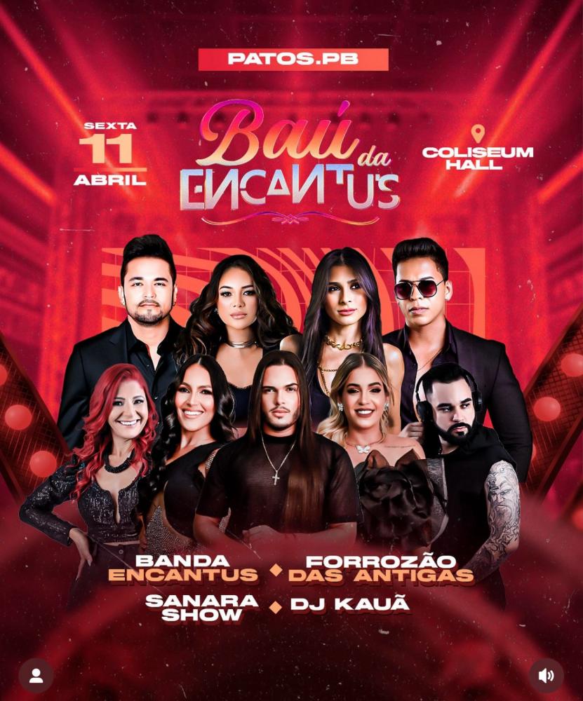 Baú da Encantus será nesta sexta na cidade de Patos