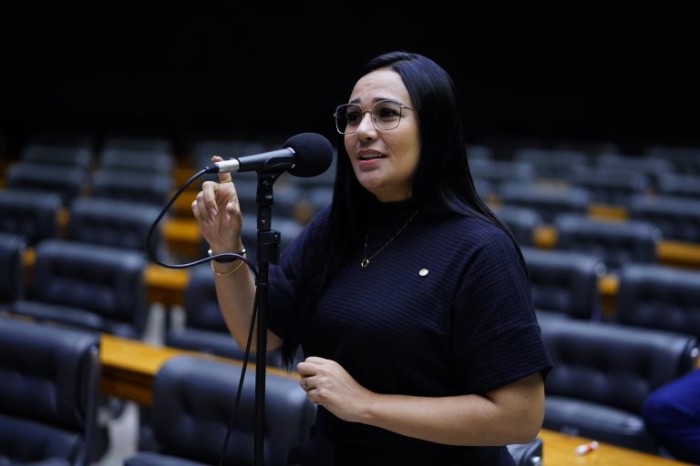 Dayany Bittencourt recomendou a aprovação de substitutivo - (Foto: Pablo Valadares/Câmara dos Deputados)