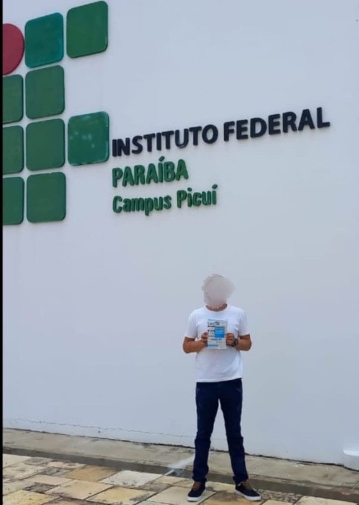 Reeducando aprovado para curso de Letras participa de minicurso no IFPB campus Picuí