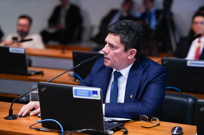 O senador Sérgio Moro (União-PR) foi o autor do pedido de vista - Foto: Edilson Rodrigues/Agência Senado