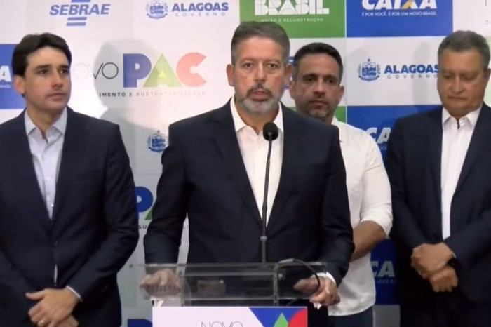 Lira participa de lançamento de Novo PAC em Alagoas - (Foto: Reprodução/YouTube)